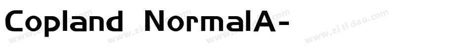 Copland NormalA字体转换